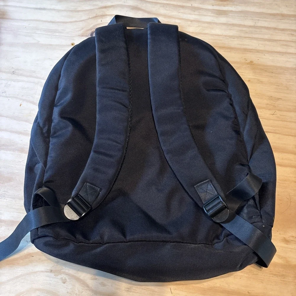 True Religion Black Backpack Light Blue Logo School College Designer Very Good
